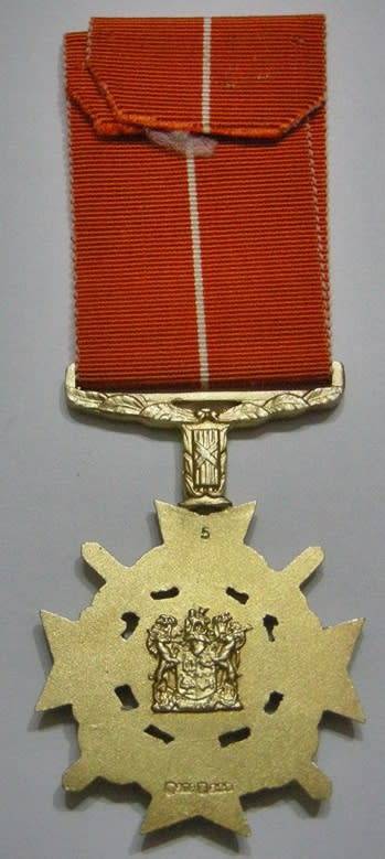 Full Size Honoris Crux Decoration Gold Nr 5 Marked STG SAM w/ Bar Matthysen Specimen 1 SEE INFO