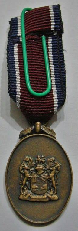 Miniature John Chard Medal Voided Acorn Dark Type