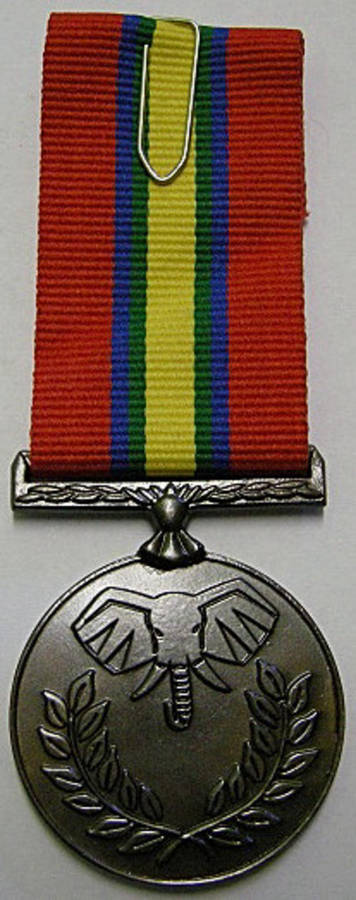 Venda Defence Force Medal Numbered on Rim Full Size