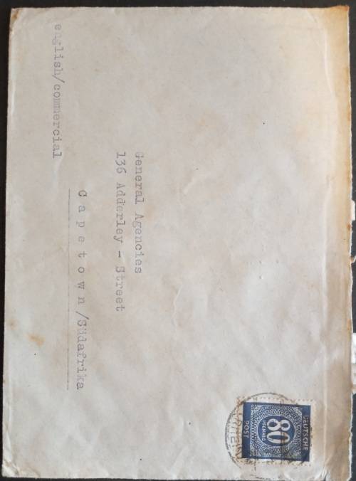 1946 German joint allied zone, 2 x covers.