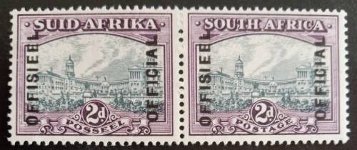 1944 Union of South Africa officials pair of 2d MLH.