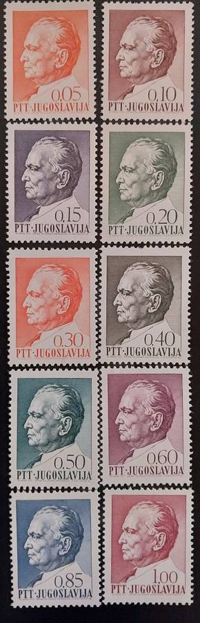 1967 Yugoslavia President Tito full set MLH