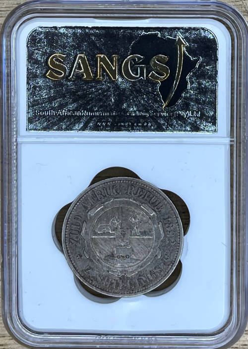 1892 ZAR 2 SHILLINGS - Only 55206 minted!!!