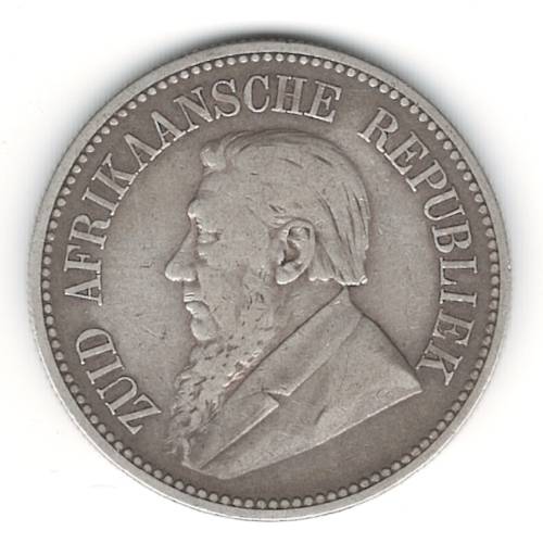 1892 ZAR 2.5 SHILLINGS - Only 16300 minted!!!