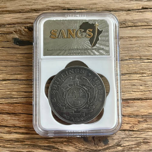 1892 ZAR 5 SHILLINGS (Single Shaft) - SANGS `FORGERY`
