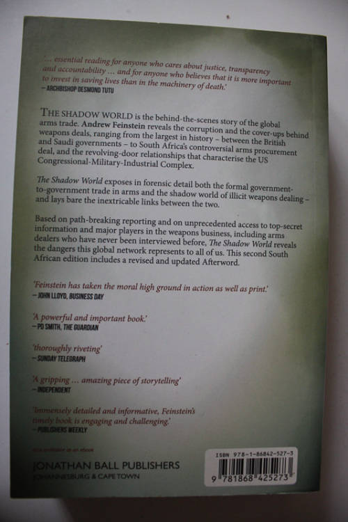 The Shadow World, Inside the World`s Arms Trade by Andrew Feinstein. Updated Edition.