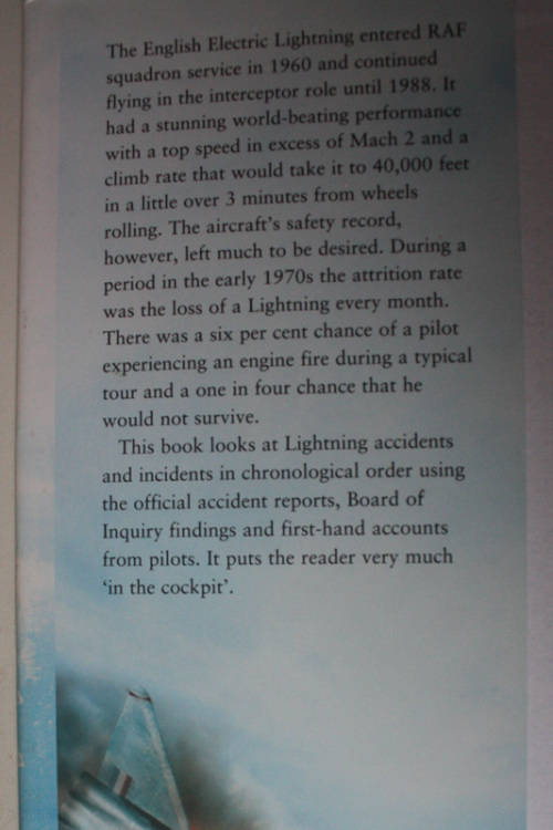 Lightning Eject, The Dubious Safety Record of Britain`s only Supersonic Fighter by Peter Caygill