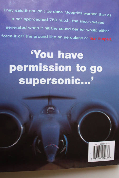 Thrust, The Remarkable Story of  One Man`s Quest for Speed by Richard Noble