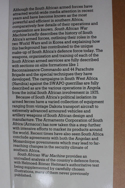 South African War Machine by Helmoed-Romer Heitman