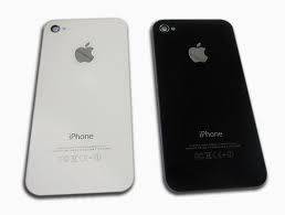 APPLE IPHONE 4G BATTERY DOOR/BACK GLASS WHITE