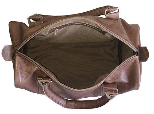 100% Genuine Leather High Quality Handcrafted Duffel, Luggage, Travel, Gym Bag - Unisex