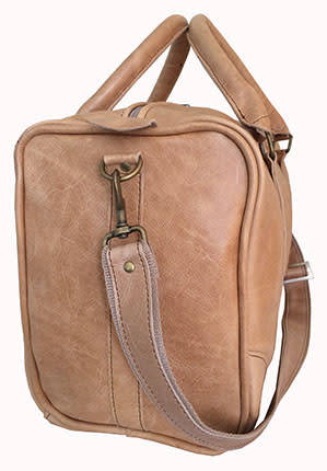 100% Genuine Leather High Quality Handcrafted Duffel, Luggage, Weekender, Travel, Gym Bag - Unisex