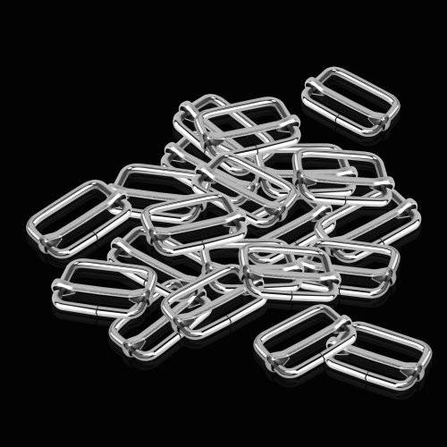 32mm Slide Buckle Metal Triglide Slides Rectangle Adjustable Webbing Slider for Fastener