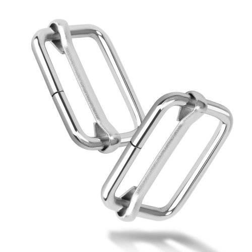 32mm Slide Buckle Metal Triglide Slides Rectangle Adjustable Webbing Slider for Fastener