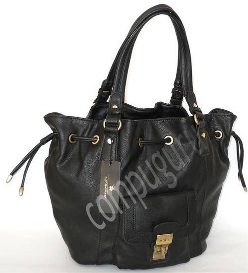 Gorgeous twin handle drawstring Handbag - By David Jones