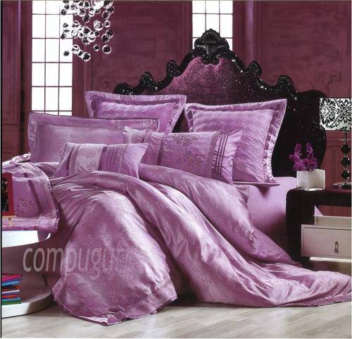 New Hot 6 Piece Luxury Super Soft Queen Size Quilt Duvet Cover Set
