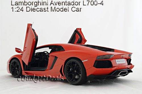 Lamborghini Aventador LP700-4 - 1:24 Diecast Model Car - Available Colour - Orange