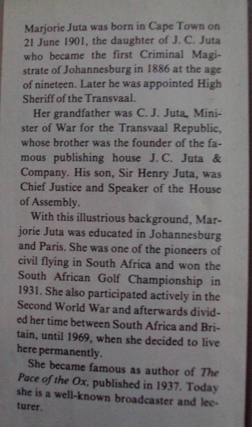 Boundless Privilege - Marjorie Juta: Signed Copy