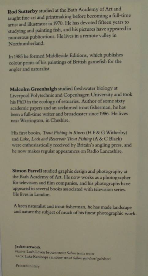 The Wild Trout - The Natural History of an Endangered Fish: Rob Sutterby Malcolm Greenhalgh