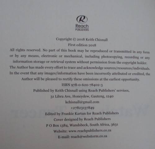Watch My Tracer  - Keith Chisnall - Signed