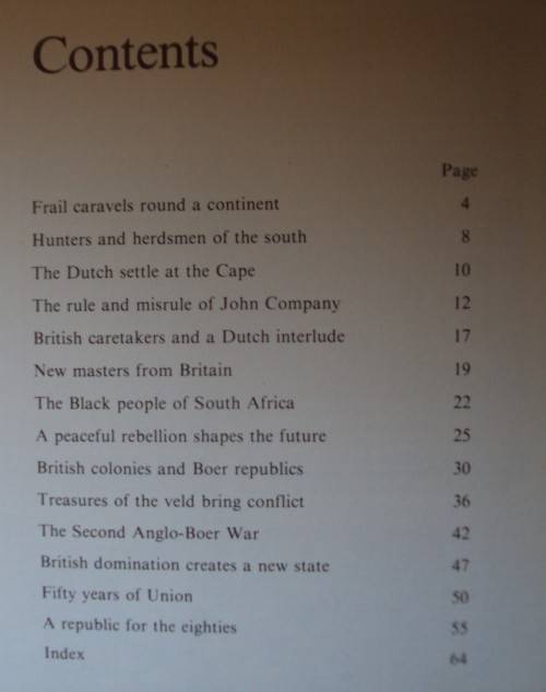 The Story Of South Africa Wilhelm Grutter in collaboration with Prof D J van Zyl