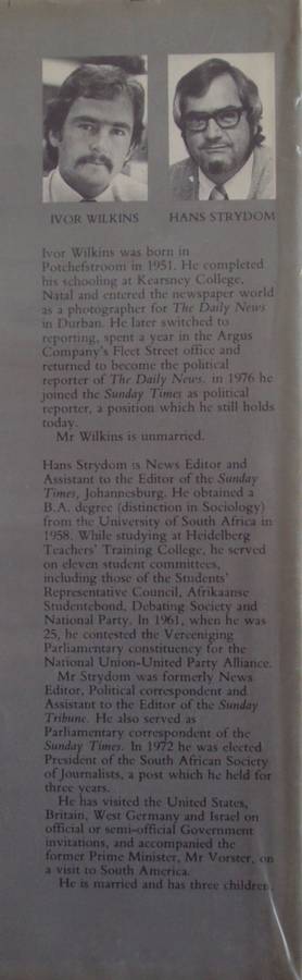 The Super Afrikaners - Inside The Afrikaner Broederebond Ivor Wilkins and Hans