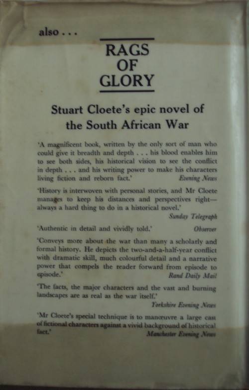 2 Stuart Cloete Books: How Young They Died and A Victorian Son An Autobiography