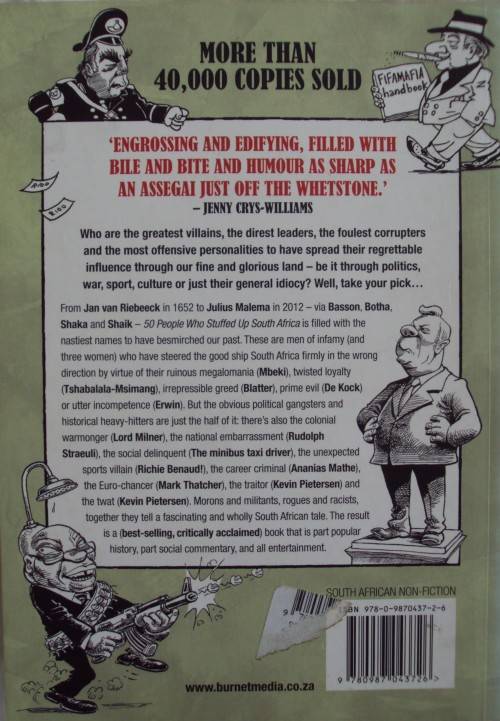 50 People Who Stuffed Up South Africa Alexander Parker