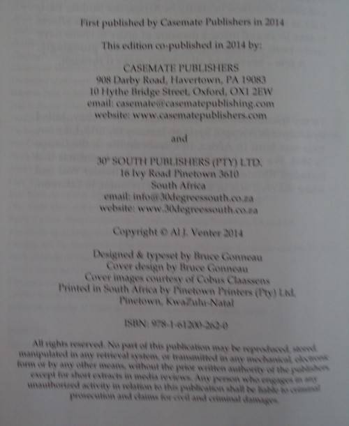 Mercenaries Putting the World to Rights with Hired Guns - Al J Venter