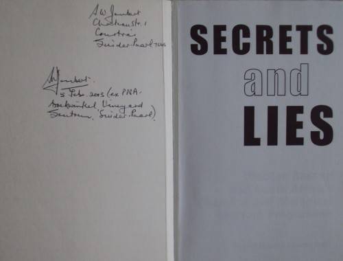 Secrets and Lies Wouter Basson and South Africa`s Chemical and Biological Warfare Programme