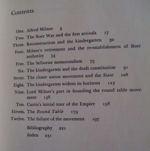 Milner`s Young Men:The `Kindergarden` in Edwardian Imperial Affairs Walter Nimocks