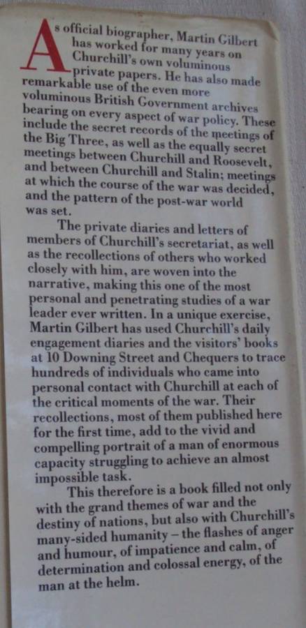 Road to Victory Winston S Churchill 1941 - 1945 Martin Gilbert