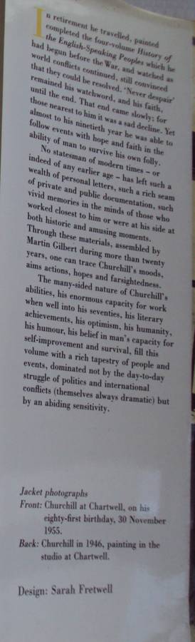 Never Despair Winston S Churchill 1945 - 1965 Martin Gilbert