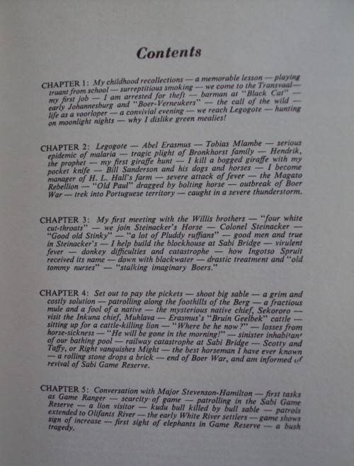 Memories of a Game Ranger  Harry Wolhuter