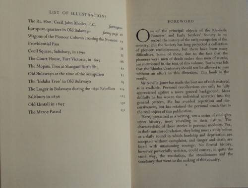 Rhodesian Genesis The Story of the Early Days of Southern Rhodesia Neville Jones