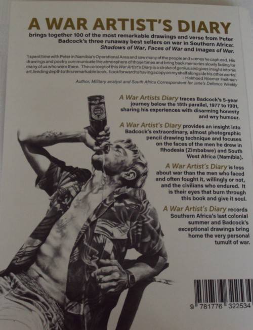 A War Artists Diary  Peter Badcock - Signed copy
