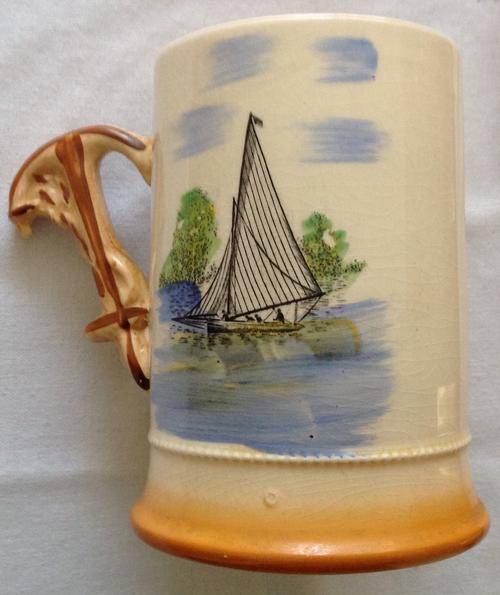 Arthur Wood Sailing Ship Beer Mug