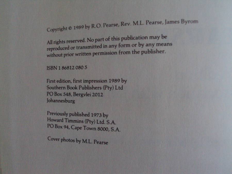 Barrier of Spears Drama of the Drakensberg R O Pearse