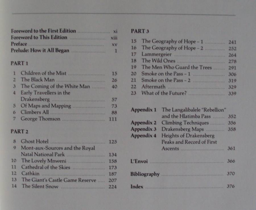 Barrier of Spears Drama of the Drakensberg R O Pearse