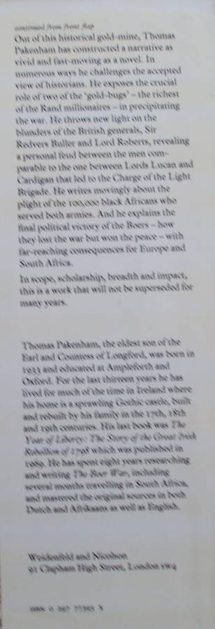 The Boer War Thomas Pakenham