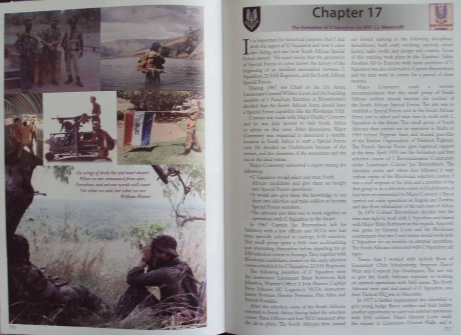 We Fear Naught But God Signed by the author Pictorial Edition of the South African Special Forces