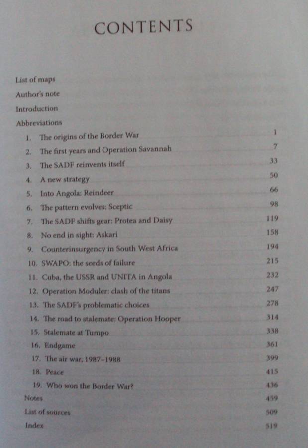 The SADF in the Border War 1966  1989  Leopold Scholtz