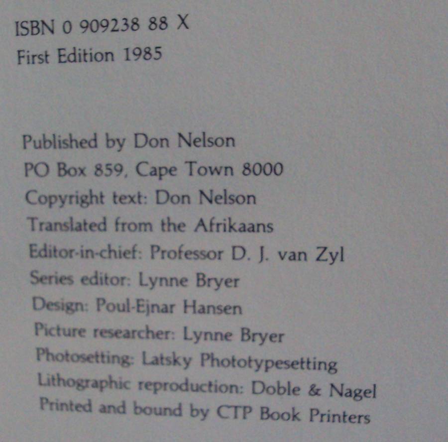 The Great Trek Heritage Series 19th Century Chris Venter