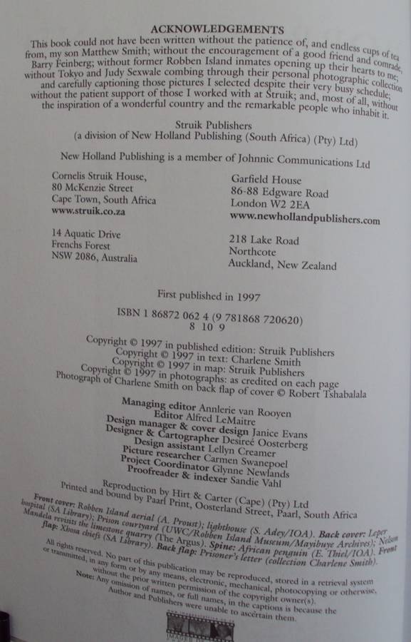 Robben Island Charlene Smith