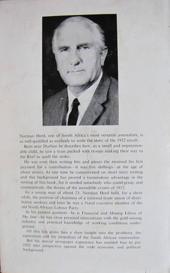 1922 Revolt on the Rand Norman Herd