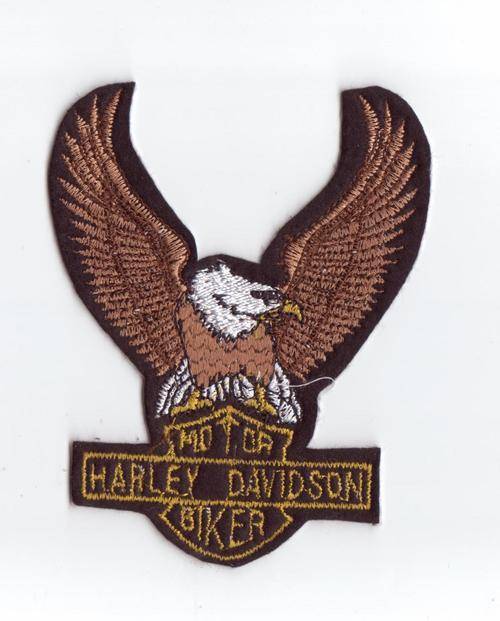 HARLEY DAVIDSON UPWING EAGLE  BADGE. XL.