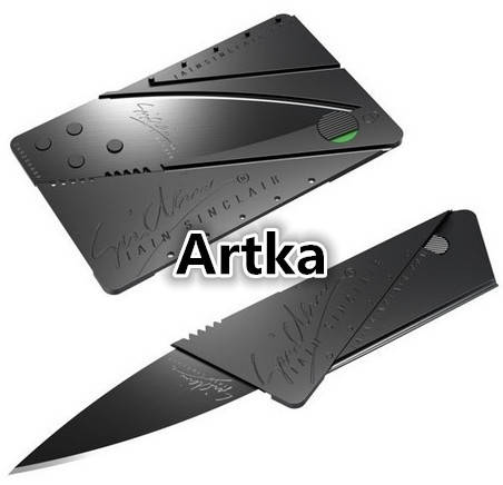 High quality Portable Mini credit card folding safety knife