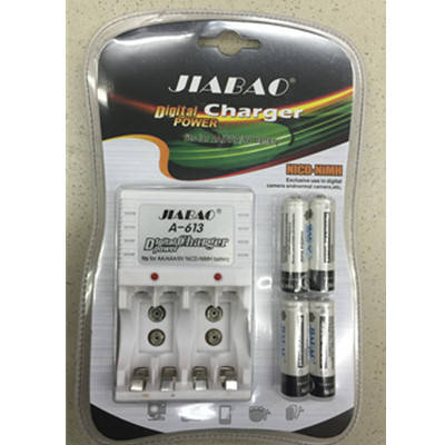 Digital Power Charger for AA, AAA , 9V batteries NICD-NiMH 4(AA4500mAh) Battery quantity per packing