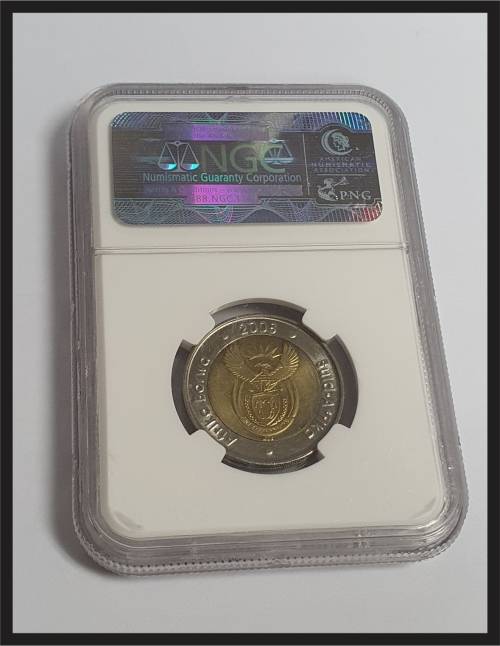 2008 SA R5 // NELSON MADELA 90th BIRTHDAY // NGC MS 65