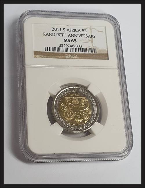 2011 SA R5 // NELSON MADELA 90th ANNIVERSARY // NGC MS 65